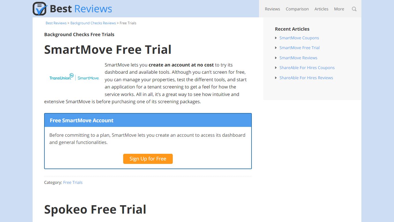 Background Checks Free Trials, Free Versions - Best Reviews